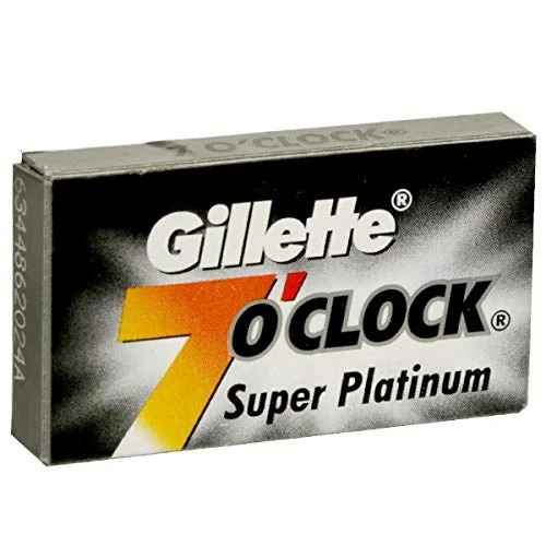GILLETTE 7 O'CLOCK SUPER PLATINUM